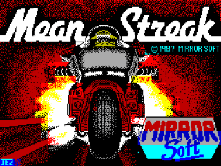 Mean Streak title screen for ZX Spectrum